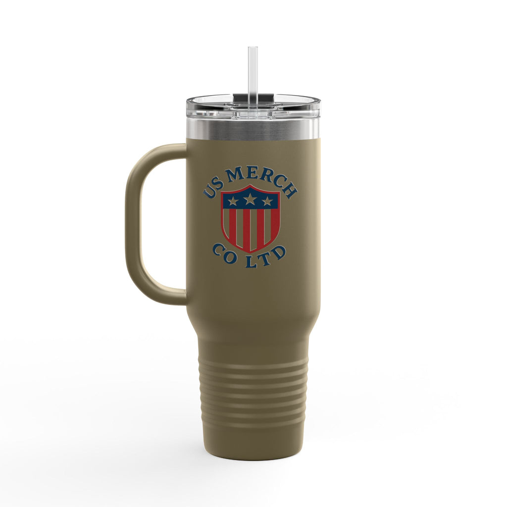 Stainless Steel Tumbler with Straw