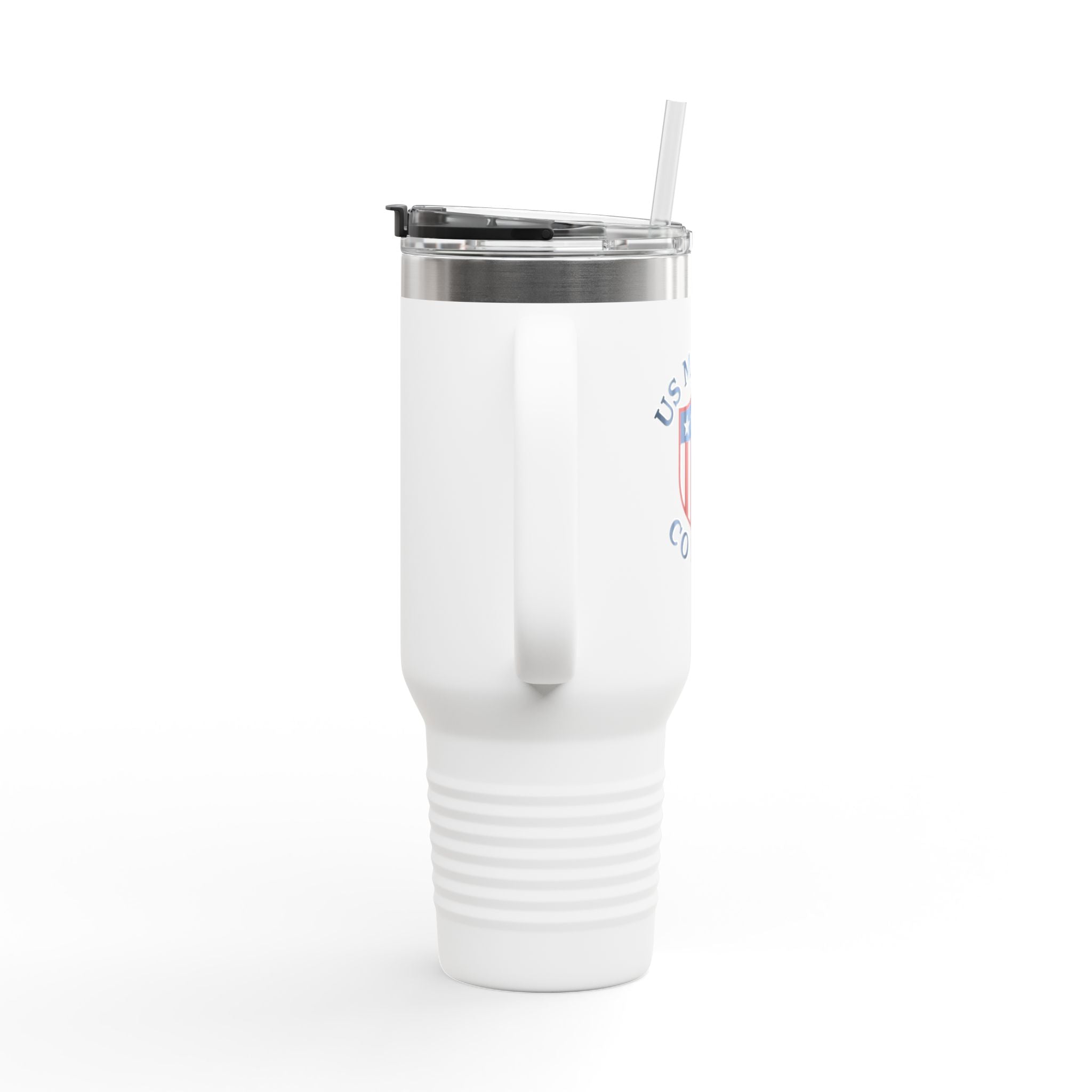 Stainless Steel Tumbler with Straw