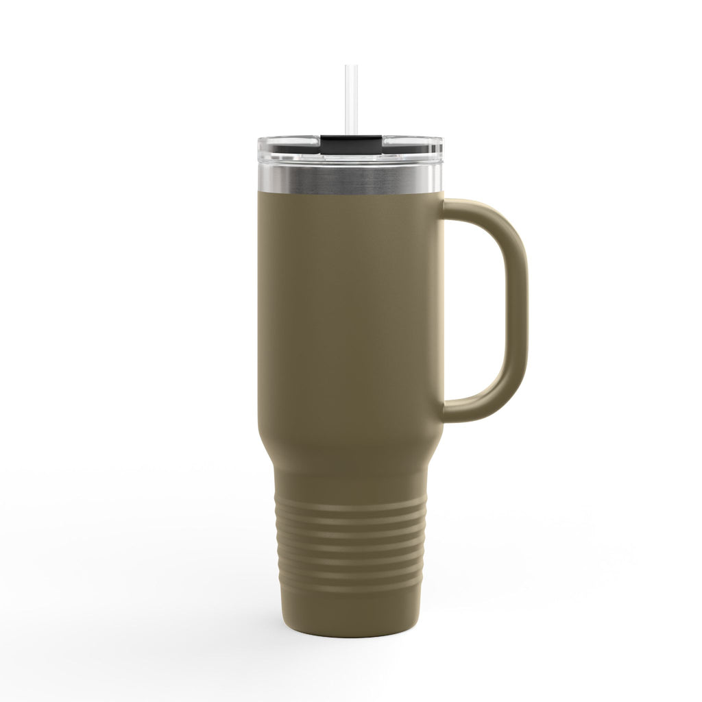 Stainless Steel Tumbler with Straw