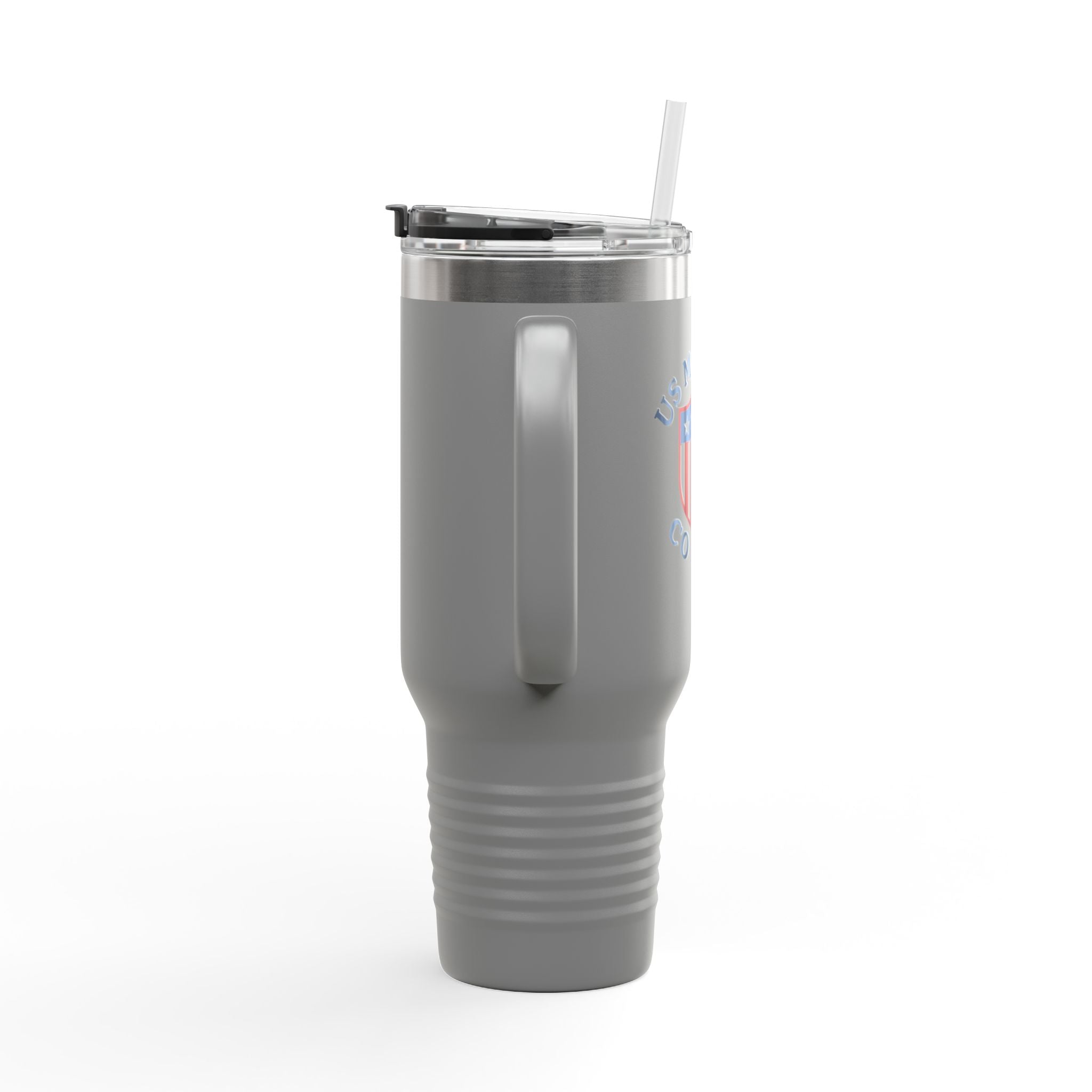 Stainless Steel Tumbler with Straw