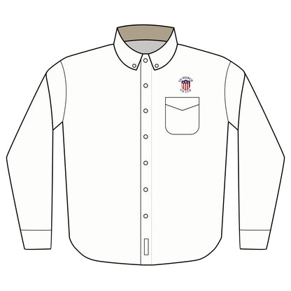Embroidered Long Sleeve Button-Up Shirt