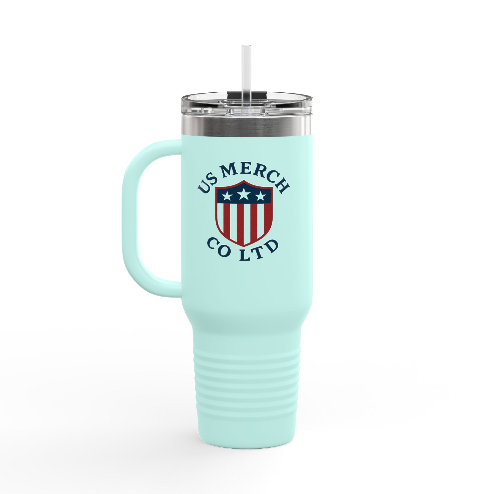 Stainless Steel Tumbler with Straw