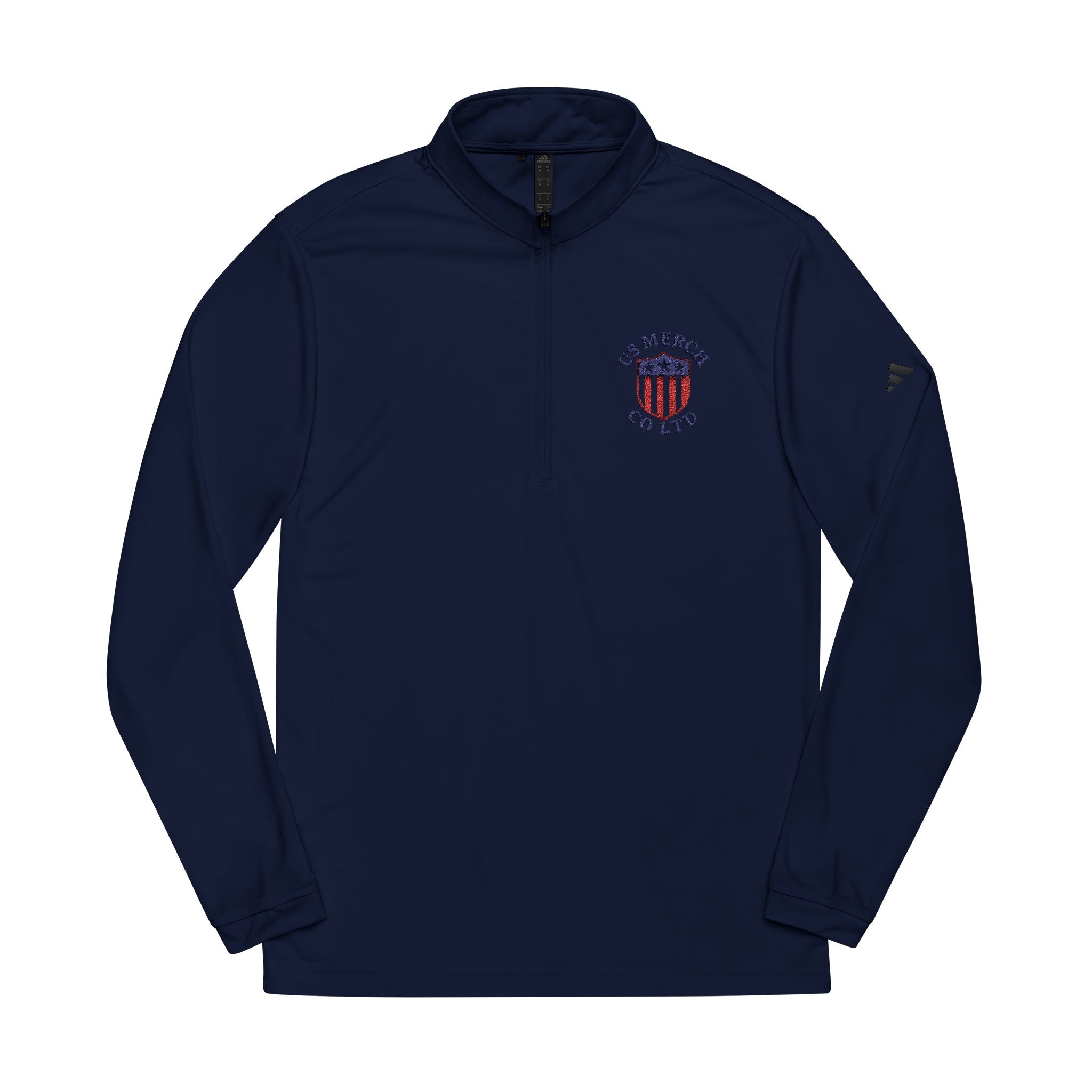 adidas® Quarter-Zip Pullover