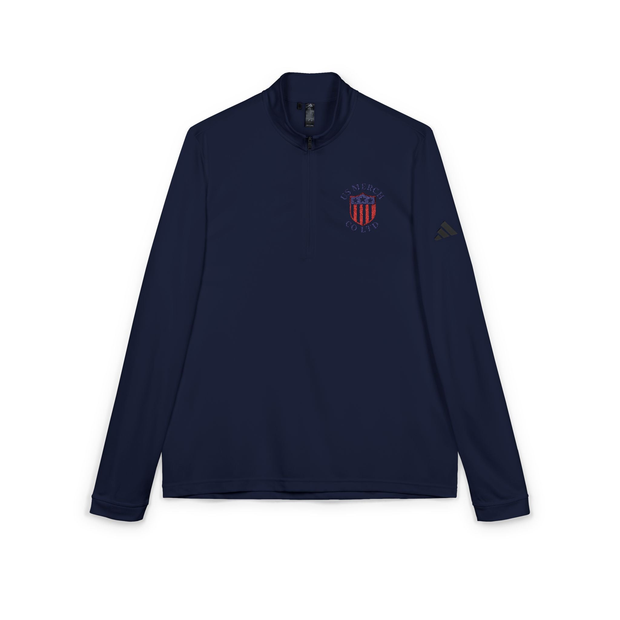 adidas® Quarter-Zip Pullover