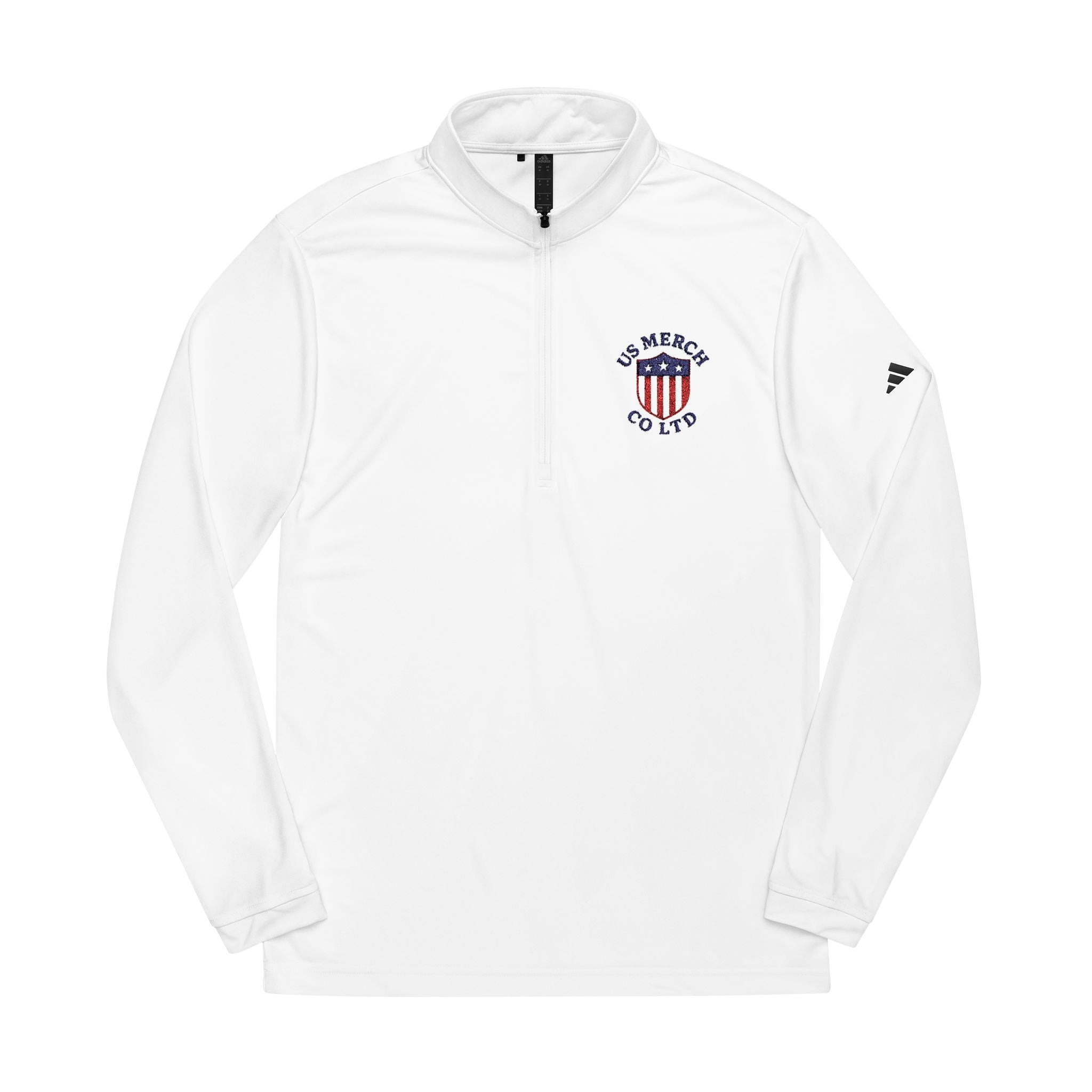 adidas® Quarter-Zip Pullover