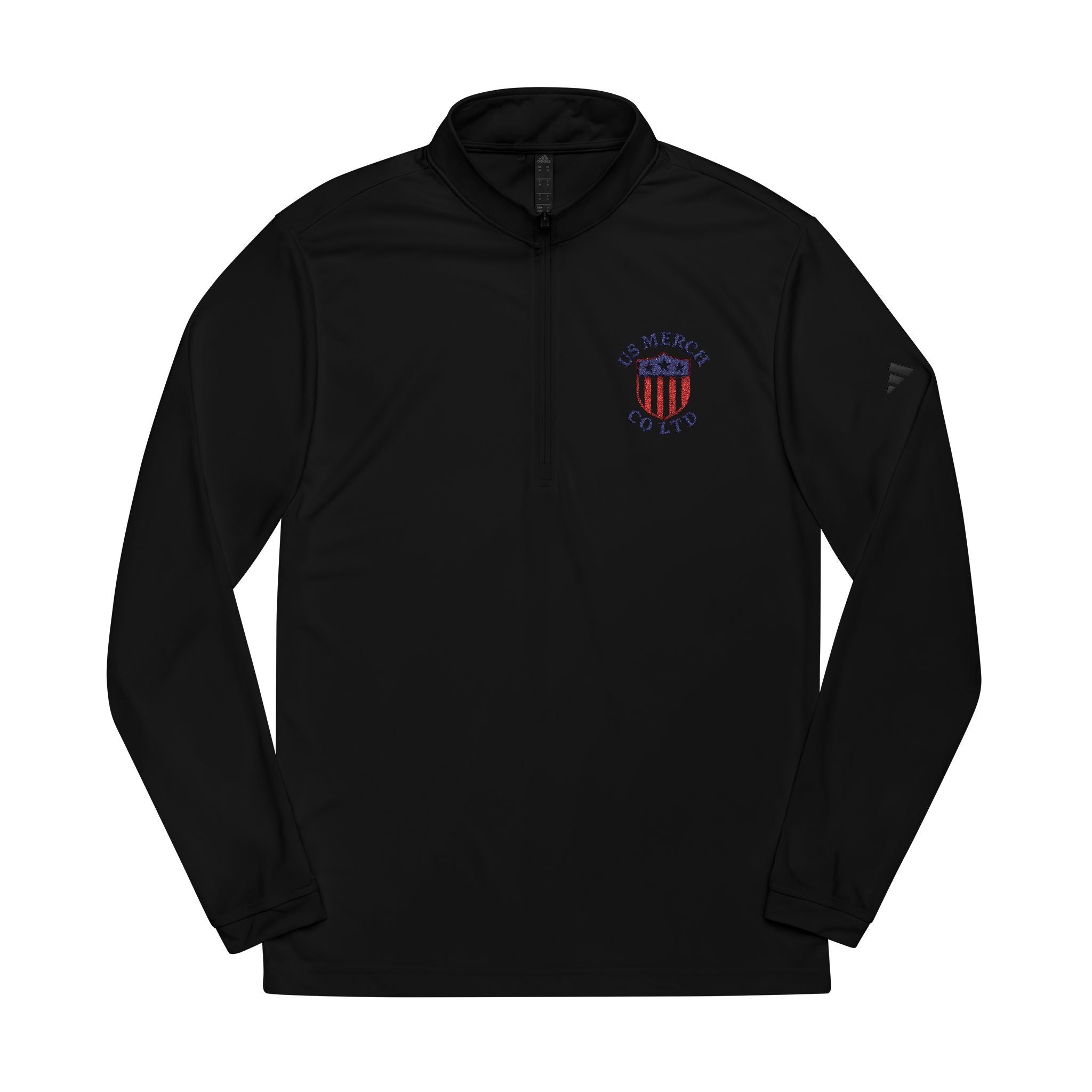 adidas® Quarter-Zip Pullover