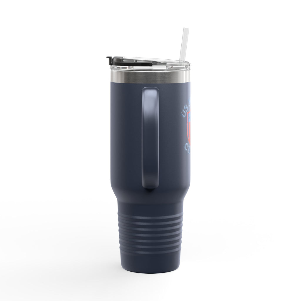 Stainless Steel Tumbler with Straw