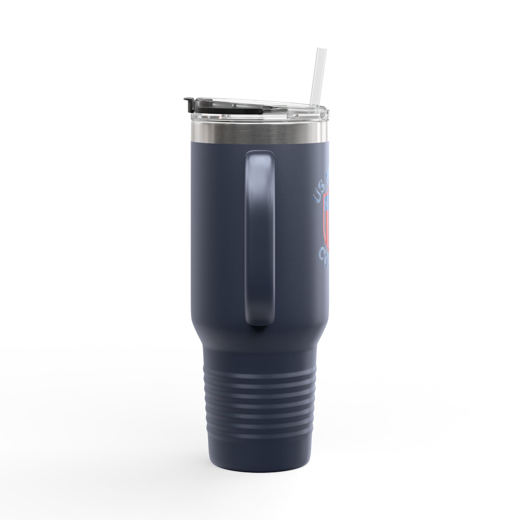 Stainless Steel Tumbler with Straw