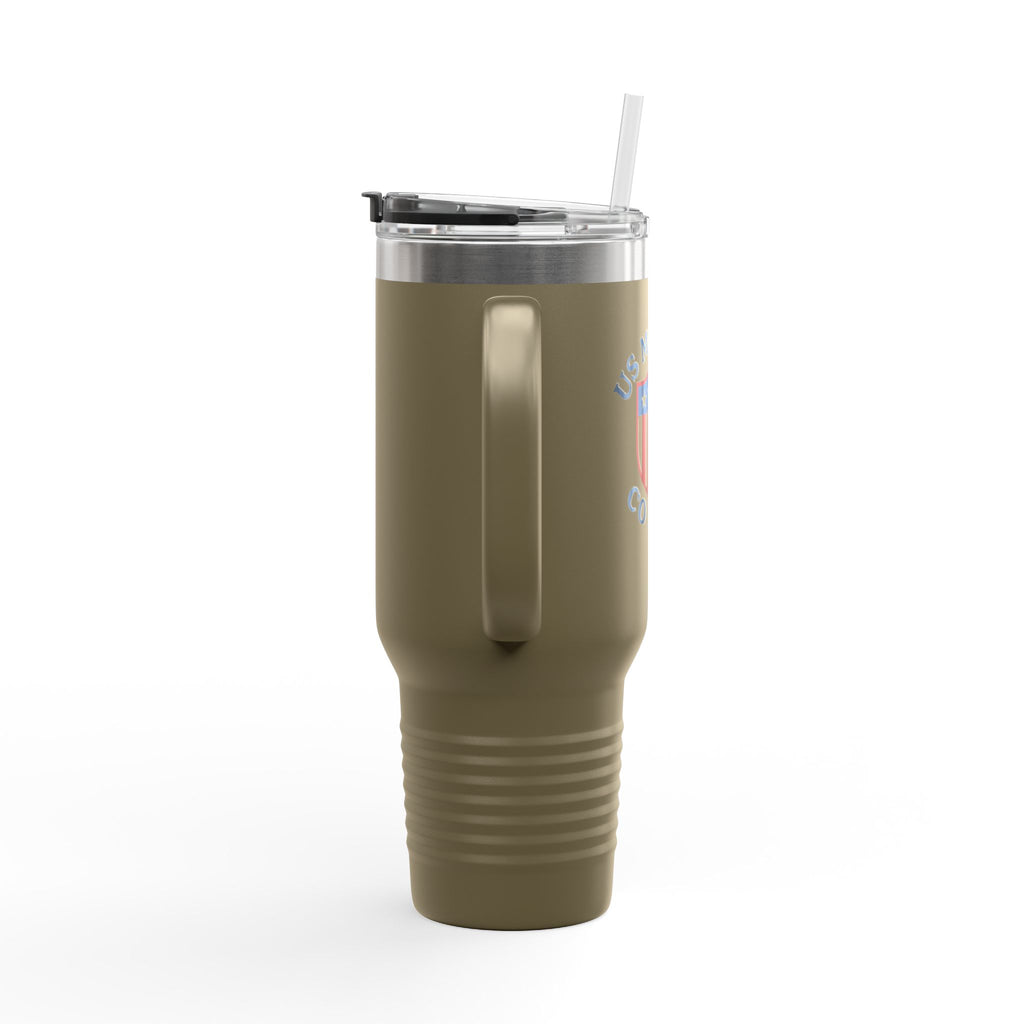 Stainless Steel Tumbler with Straw
