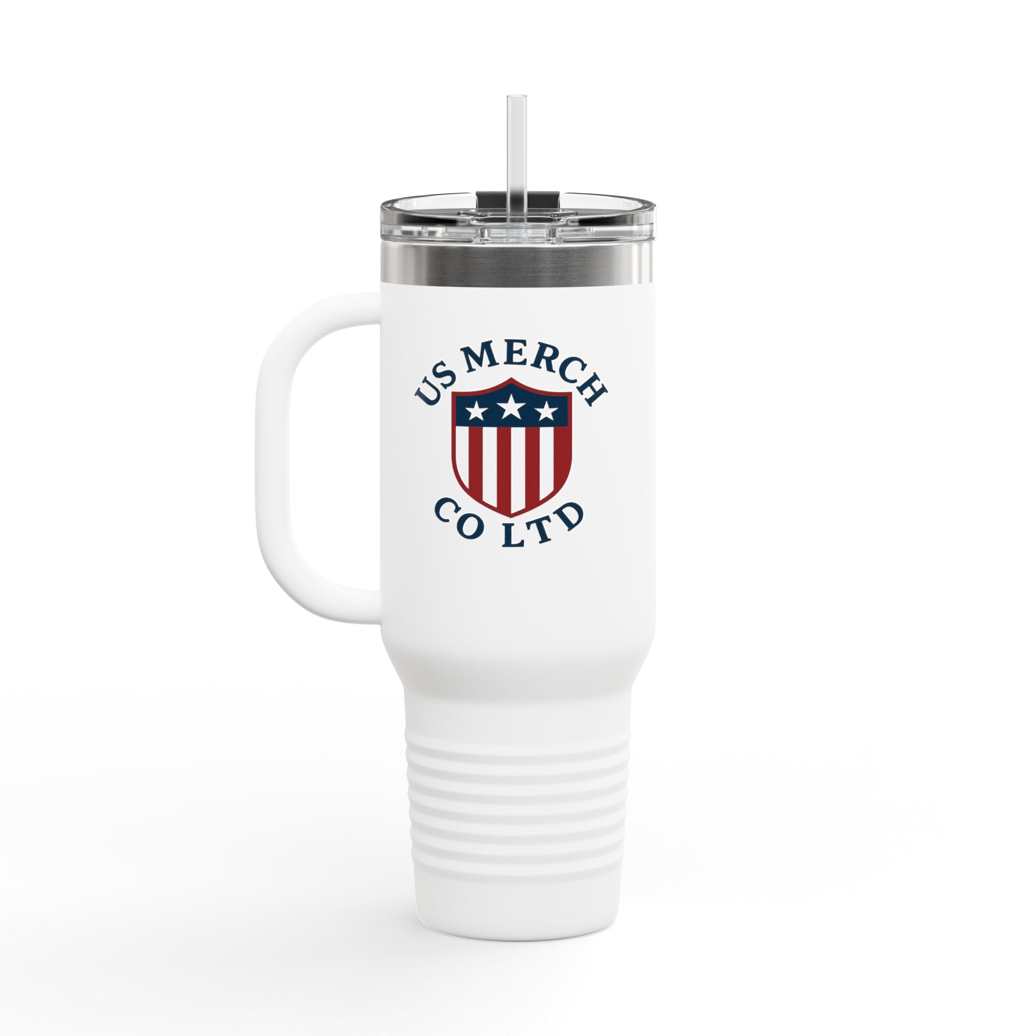 Stainless Steel Tumbler with Straw